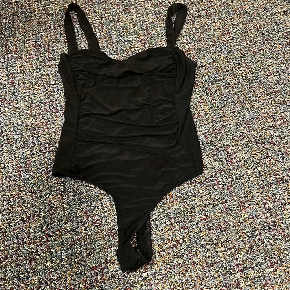 Timing black bodysuit. Size M.